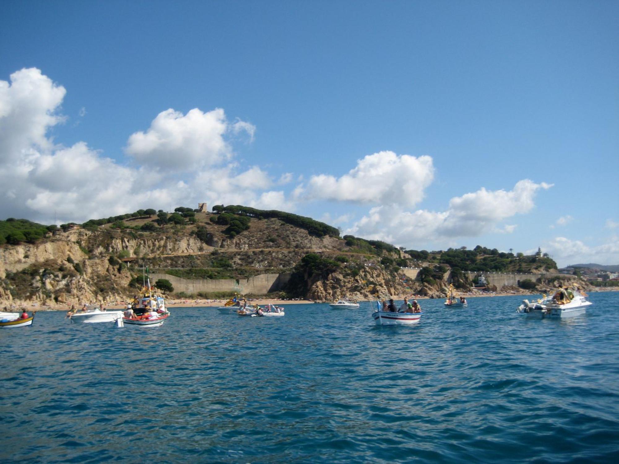 Pension Casa Austria Calella Bagian luar foto